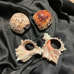 Vintage Seashell Napkin Rings